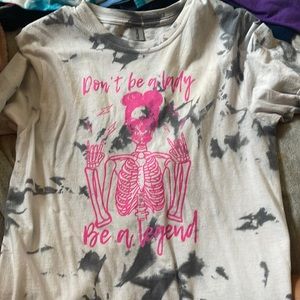 don’t be a lady be a legend tye-die tee